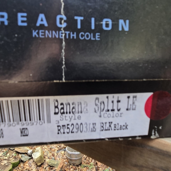 Kenneth Cole Reaction Leather & Wood Stunning RARE Platform Sandal Wedge Sz7 - Picture 3 of 8